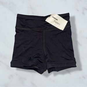 Swdarz Black Kids Dance Shorts